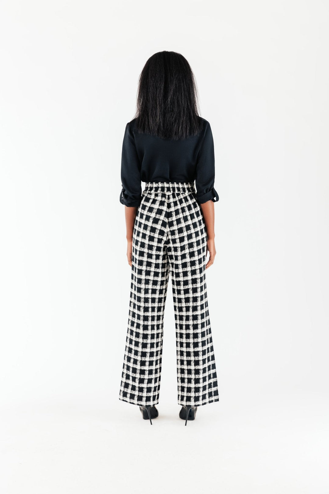 Alethea Linen Jacquard Pant - Chloe Kristyn