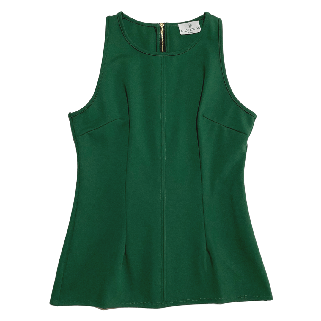 Evergreen Jenni Ponte Tank - Chloe Kristyn